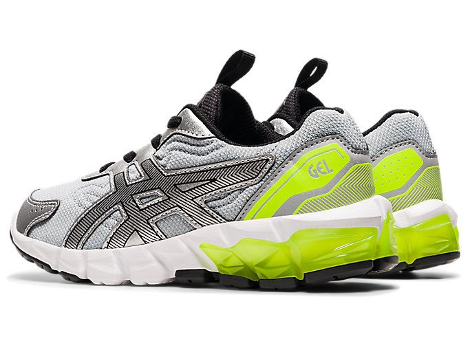 Silver / Black Asics GEL-QUANTUM 90 3 PS Kids' Sneakers | WLVJ7127