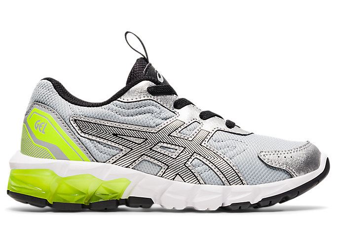 Silver / Black Asics GEL-QUANTUM 90 3 PS Kids\' Sneakers | WLVJ7127