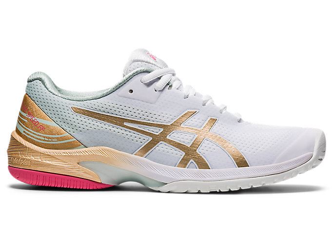 White Asics COURT SPEED FF L.E. Women's Tennis Shoes | LRRE4607