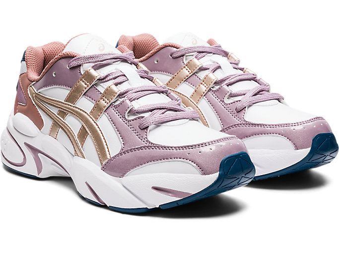 White Asics GEL-BND Women's Sneakers | QNMI6475