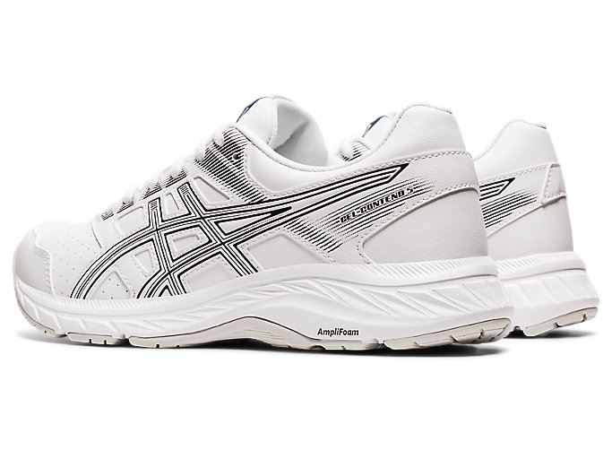 White Asics GEL-CONTEND 5 Women's Running Shoes | EJXS4575