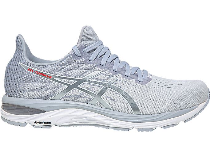 White Asics GEL-CUMULUS 21 KNIT Women's Running Shoes | IXZH3082