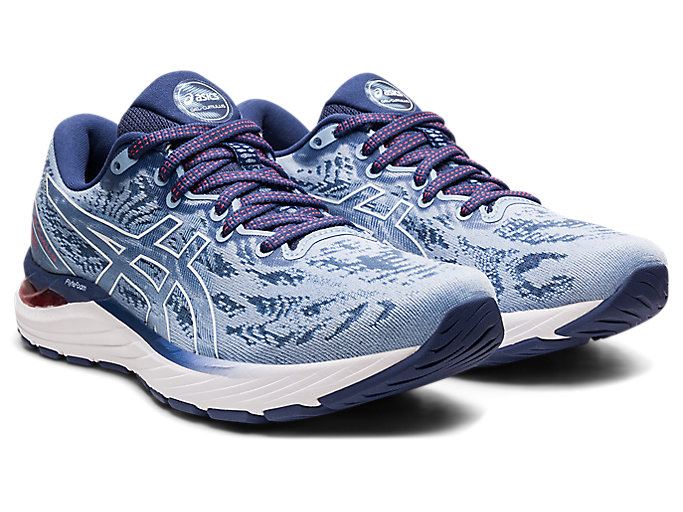 White Asics GEL-CUMULUS 23 Women's Running Shoes | NPIE8989