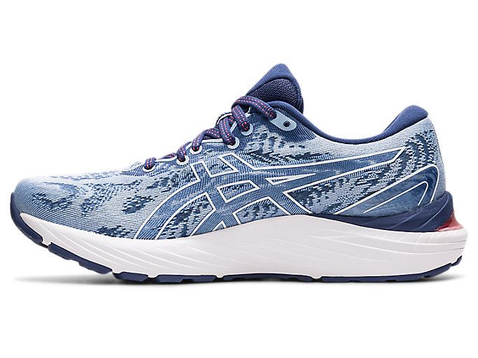 White Asics GEL-CUMULUS 23 Women's Running Shoes | NPIE8989