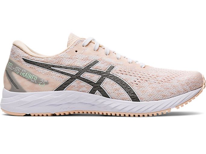 White Asics GEL-DS Trainer 25 Women's Running Shoes | VZIJ6872