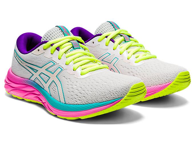 White Asics GEL-Excite 7 Women's Running Shoes | LBDK2998