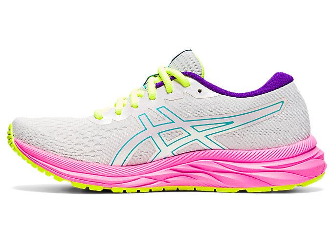 White Asics GEL-Excite 7 Women's Running Shoes | LBDK2998