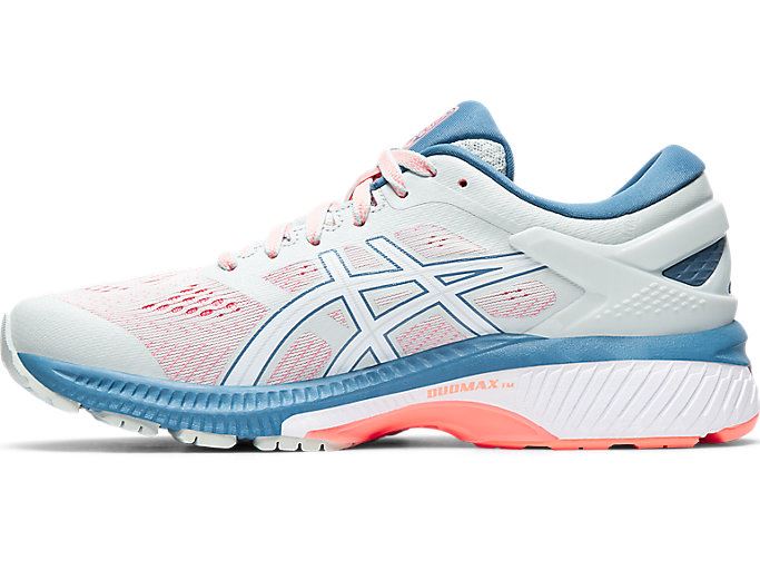 White Asics GEL-KAYANO 26 (D) Women's Running Shoes | WTUK9004