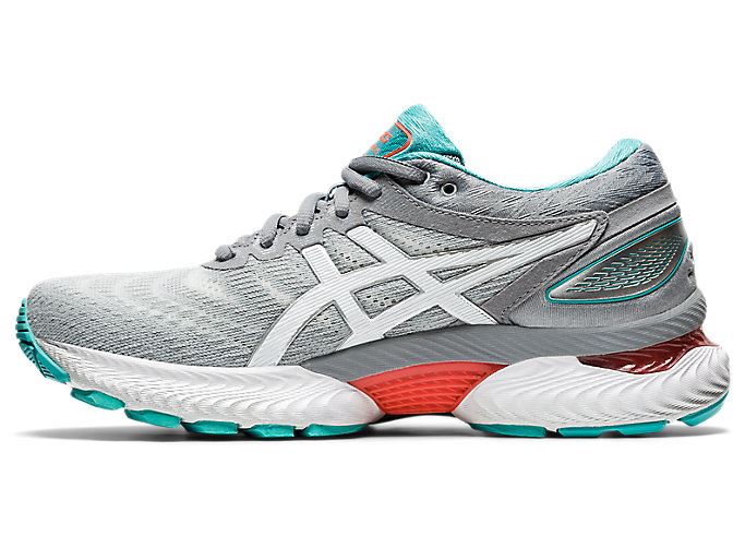 White Asics GEL-Nimbus 22 (D) Women's Running Shoes | YIIE1467