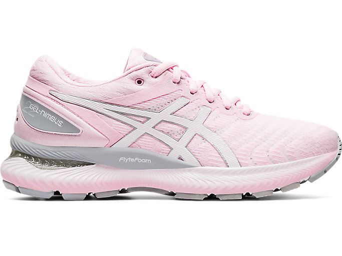 White Asics GEL-Nimbus 22 Women's Running Shoes | IUYA7956