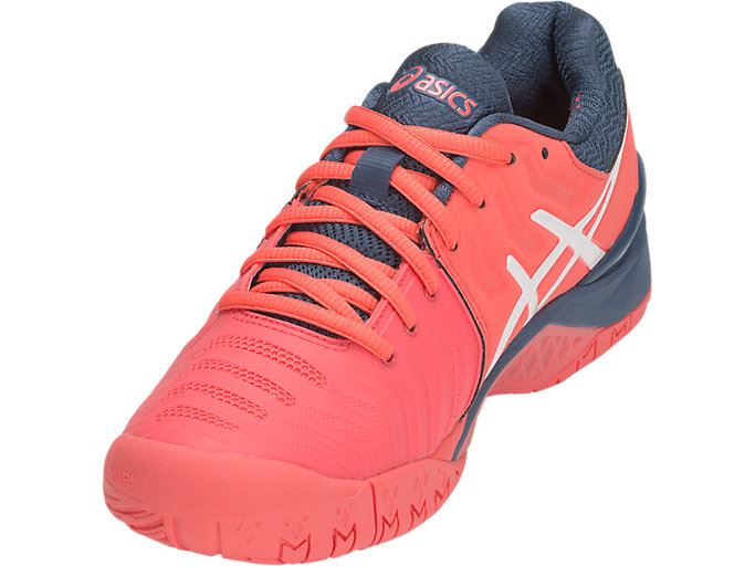 White Asics GEL-RESOLUTION 7 Women's Tennis Shoes | KLZW3165