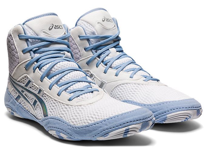 White Asics MATBLAZER Women's Wrestling Shoes | XTWR3558