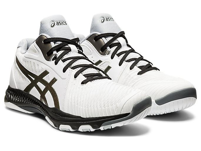 White Asics NETBURNER BALLISTIC FF MT 2 Men's Volleyball Shoes | LRVW1913