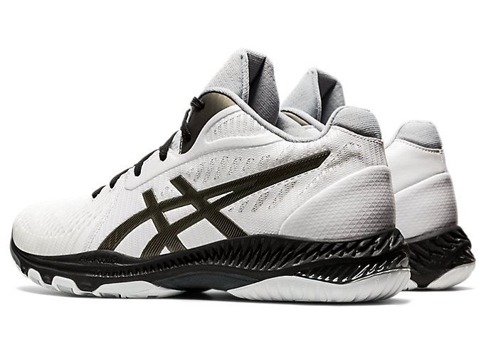 White Asics NETBURNER BALLISTIC FF MT 2 Men's Volleyball Shoes | LRVW1913