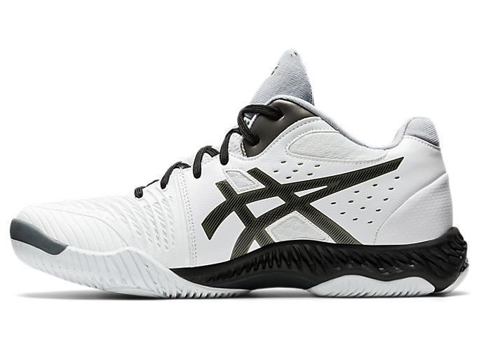 White Asics NETBURNER BALLISTIC FF MT 2 Men's Volleyball Shoes | LRVW1913