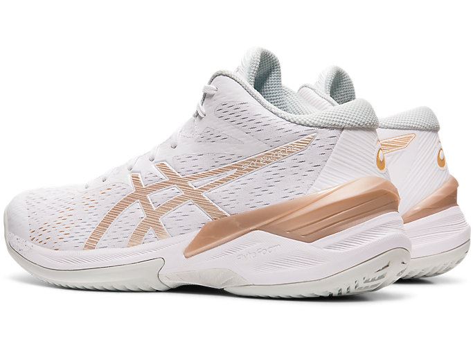 White Asics SKY ELITE FF MT Women's Volleyball Shoes | GXFA9953