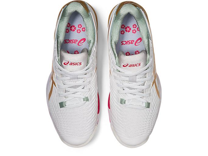 White Asics SOLUTION SPEED FF 2 L.E. Women's Tennis Shoes | YEEV9585