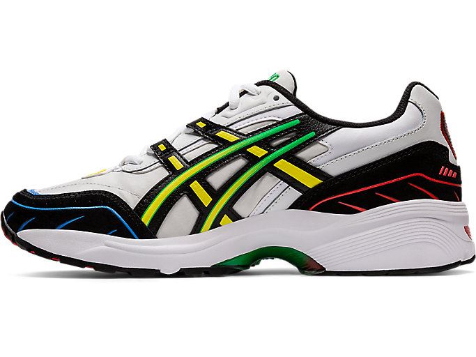 White / Black Asics GEL-1090 Men's Sneakers | ZBLC9518