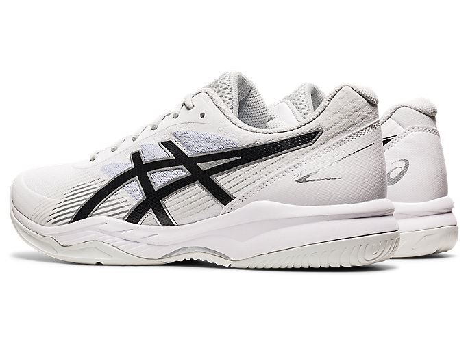 White / Black Asics GEL-GAME 8 Men's Tennis Shoes | YQDK7597