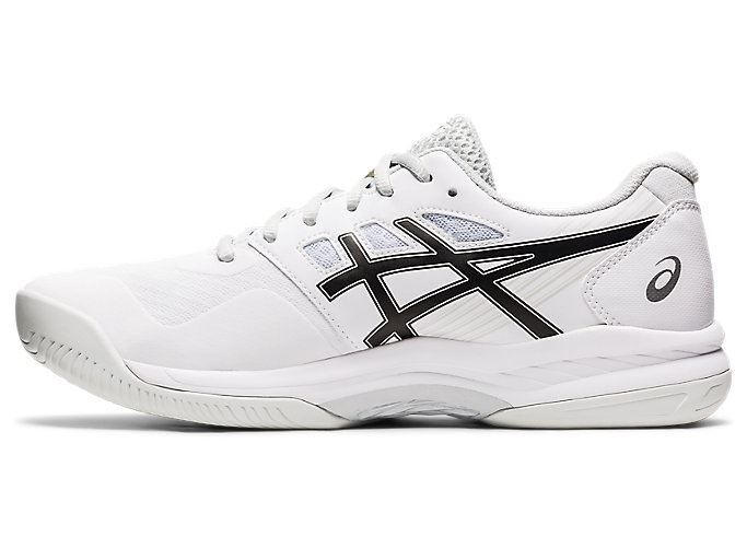 White / Black Asics GEL-GAME 8 Men's Tennis Shoes | YQDK7597