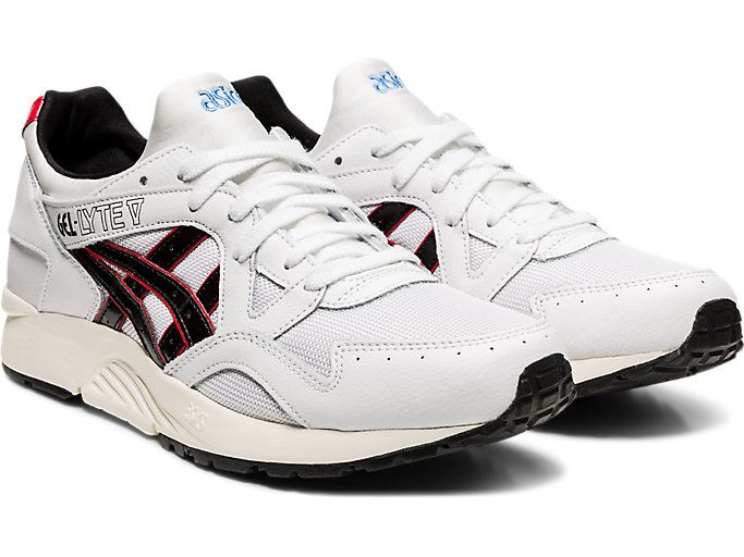 White / Black Asics GEL-Lyte V Men's Sneakers | ITVC4189