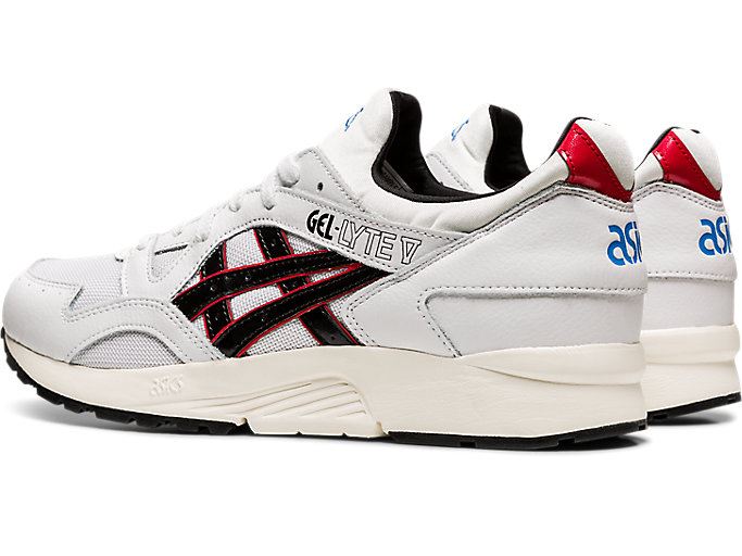 White / Black Asics GEL-Lyte V Men's Sneakers | ITVC4189