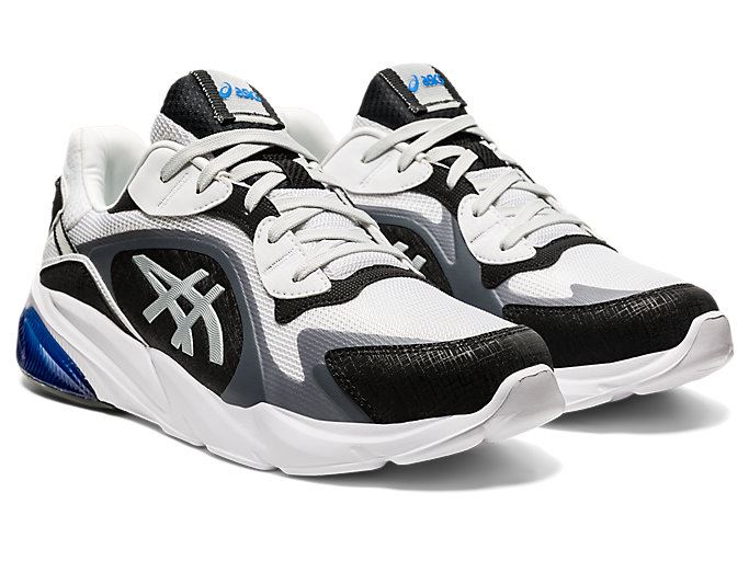 White / Black Asics GEL-MIQRUM Men's Sneakers | UNZQ2616