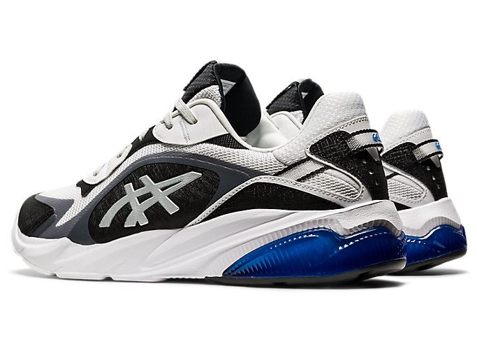 White / Black Asics GEL-MIQRUM Men's Sneakers | UNZQ2616