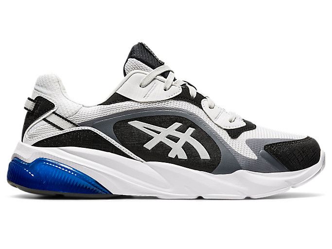 White / Black Asics GEL-MIQRUM Men's Sneakers | UNZQ2616