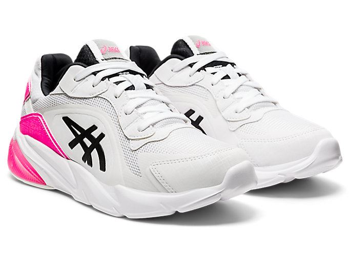 White / Black Asics GEL-MIQRUM Women's Sneakers | ZPKC1358