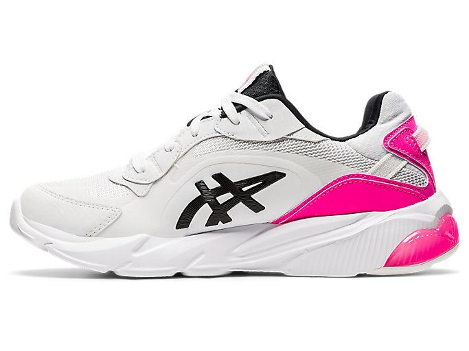 White / Black Asics GEL-MIQRUM Women's Sneakers | ZPKC1358