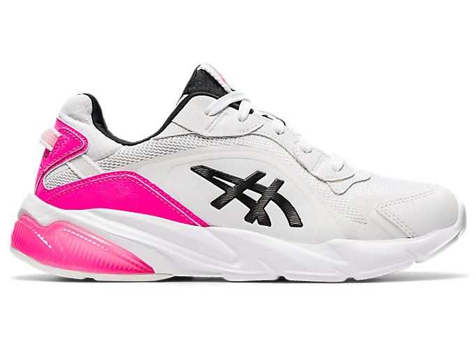 White / Black Asics GEL-MIQRUM Women's Sneakers | ZPKC1358