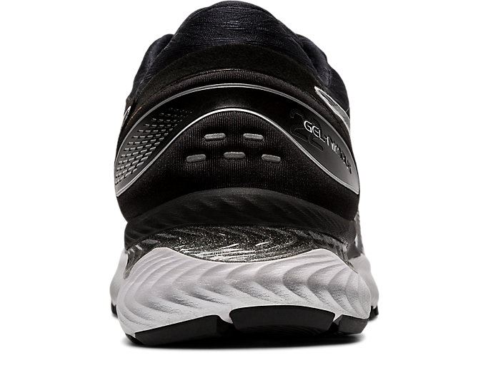 White / Black Asics GEL-Nimbus 22 Men's Running Shoes | HMVV9286