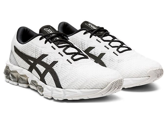 White / Black Asics GEL-QUANTUM 180 5 Men's Sneakers | UERT2286