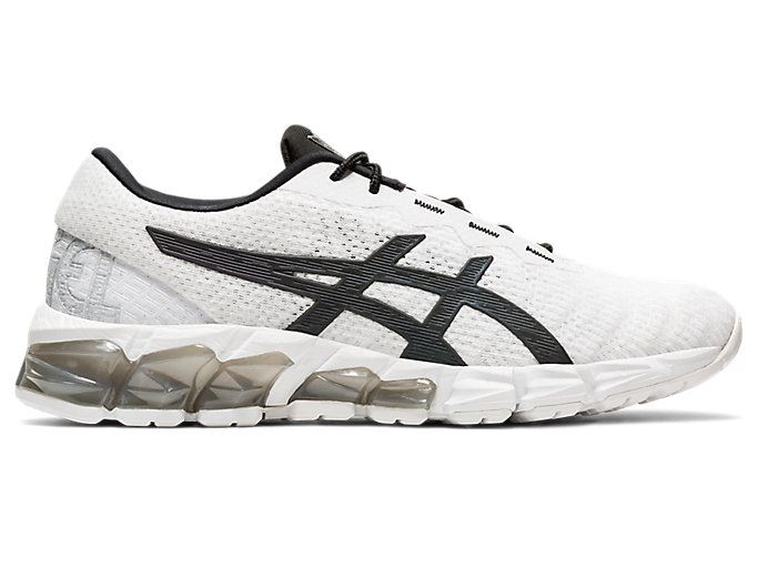 White / Black Asics GEL-QUANTUM 180 5 Men\'s Sneakers | UERT2286