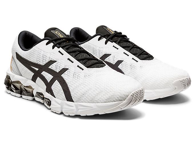 White / Black Asics GEL-QUANTUM 180 5 Men's Sneakers | YAQI9322