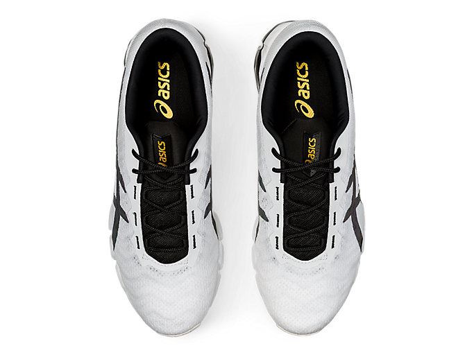 White / Black Asics GEL-QUANTUM 180 5 Men's Sneakers | YAQI9322