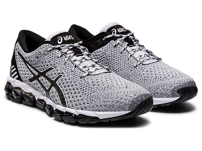 White / Black Asics GEL-QUANTUM 360 5 KNIT Women's Sneakers | YXWO6831