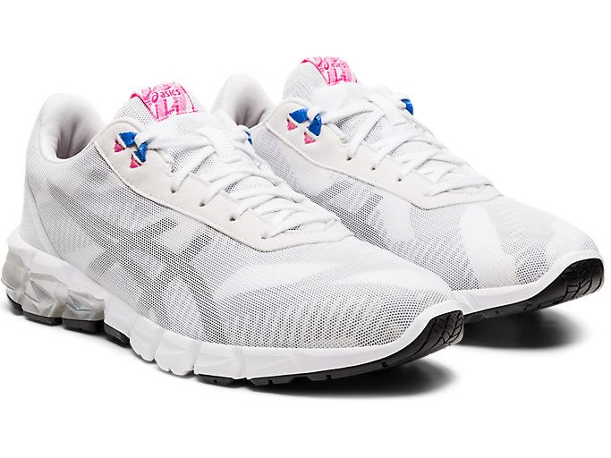 White / Black Asics GEL-QUANTUM 90 2 F Women's Sneakers | TUIH4311