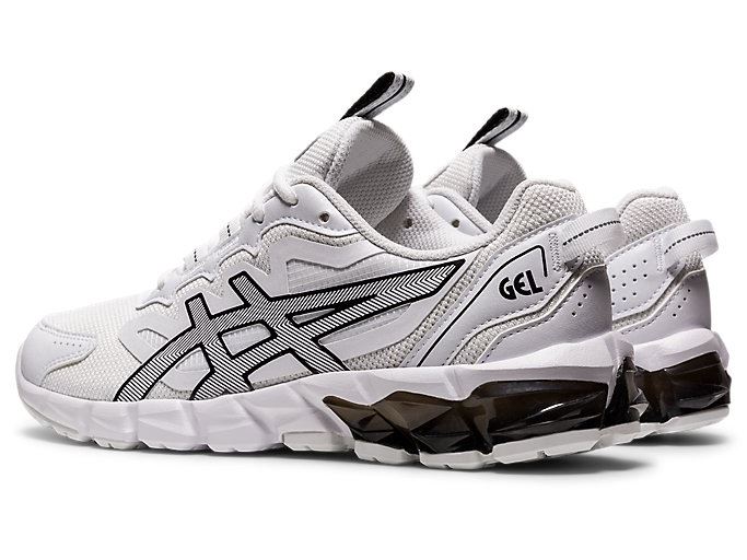 White / Black Asics GEL-QUANTUM 90 3 Women's Sneakers | BPBN9802