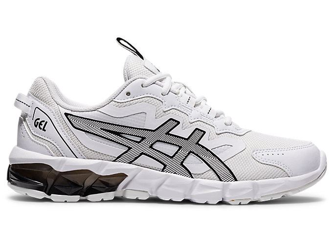 White / Black Asics GEL-QUANTUM 90 3 Women\'s Sneakers | BPBN9802