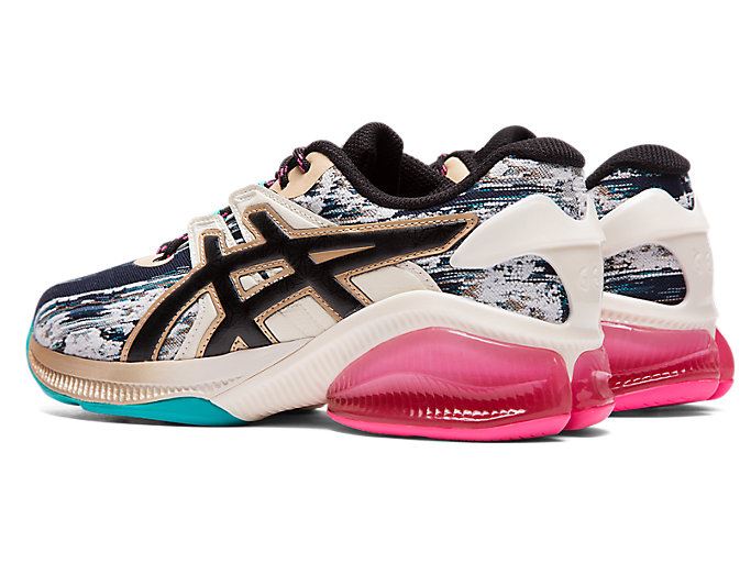 White / Black Asics GEL-QUANTUM INFINITY JIN Women's Sneakers | IKHI5325