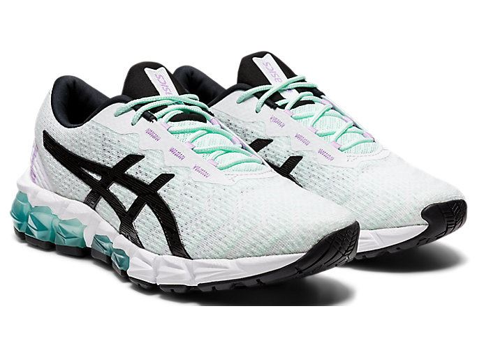 White / Black Asics GEL-Quantum 180 5 GS Kids' Sneakers | ZXQJ9017