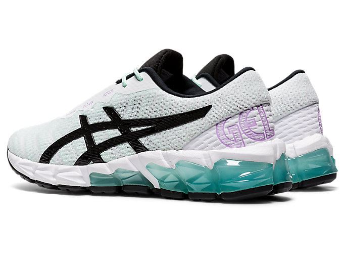 White / Black Asics GEL-Quantum 180 5 GS Kids' Sneakers | ZXQJ9017