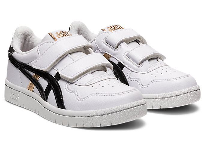 White / Black Asics JAPAN S PS Kids' Sneakers | UPFA8787