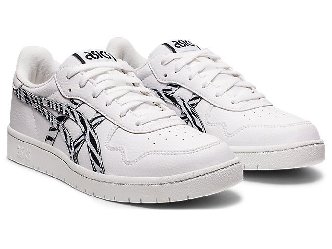 White / Black Asics JAPAN S Women's Sneakers | SLMJ5531