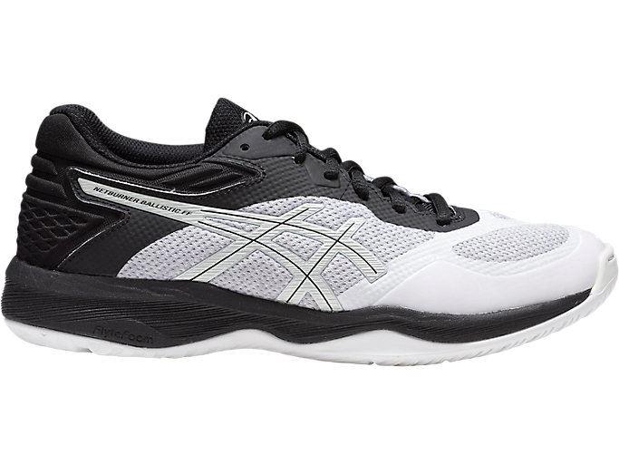 White / Black Asics Netburner Ballistic FF Women\'s Volleyball Shoes | TXXC2244