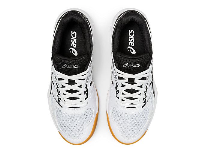 White / Black Asics UPCOURT 4 Women's Volleyball Shoes | NTRJ4641