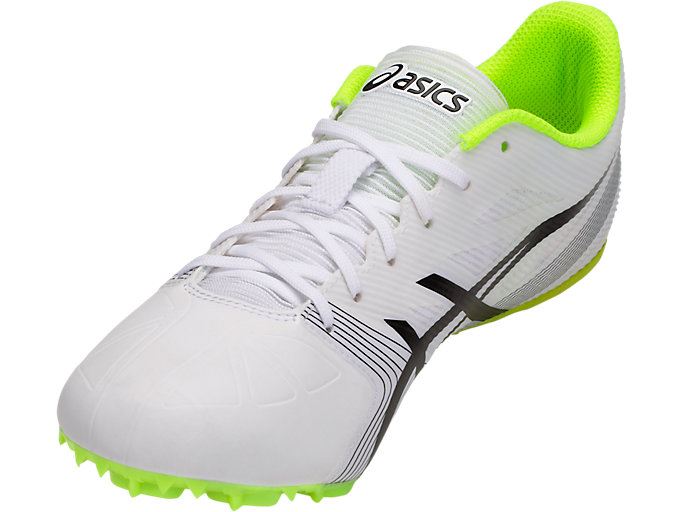 White / Black / Yellow Asics HyperSprint 6 Men's Track Shoes | DQES5575