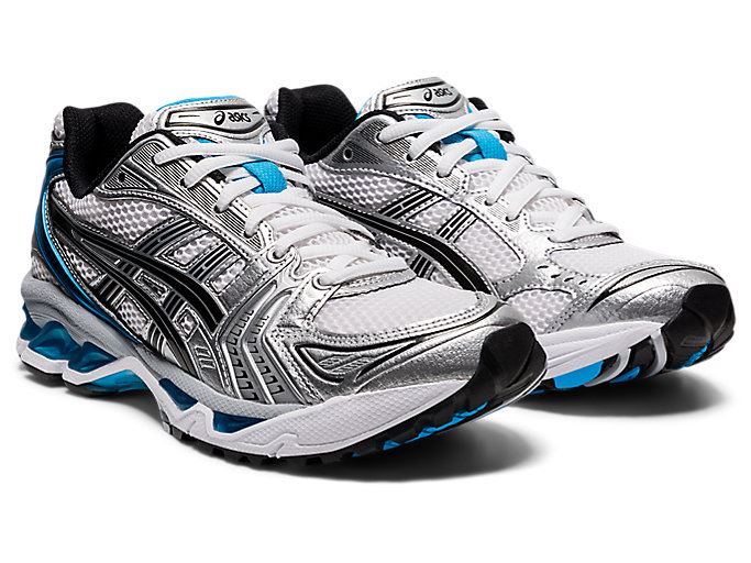 White / Blue Asics GEL-KAYANO 14 Men's Sneakers | CMMV4060